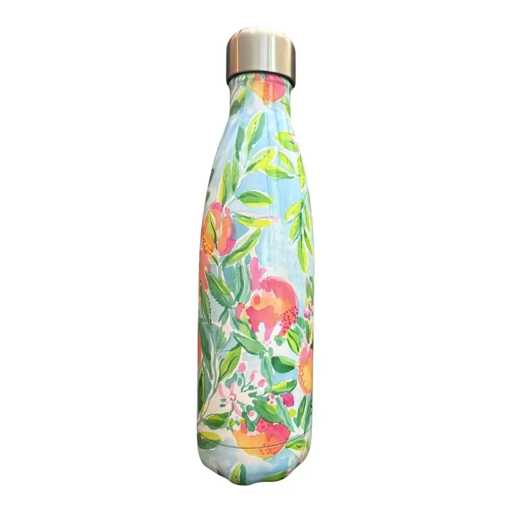 Starbucks Swell Lily Pulitzer Water Bottle 17 Ounces “Fresh Squeezed Peaches”.